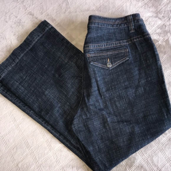 wide leg jeans size 22